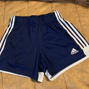 Adidas Navy and white shorts womens xs